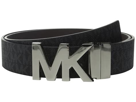 michael kors men's reversible logo buckle belt|Michael Kors reversible logo belt.